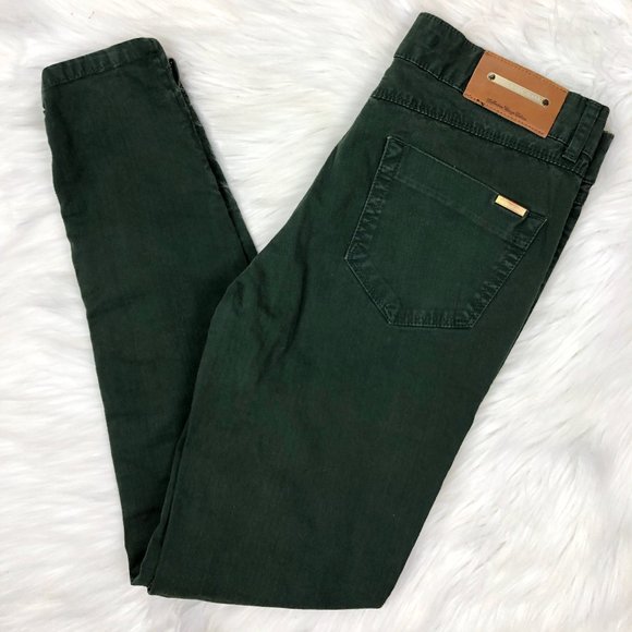 Zara Basic Jeans Denim Jegging Jeans Green Size 4 - Picture 1 of 9